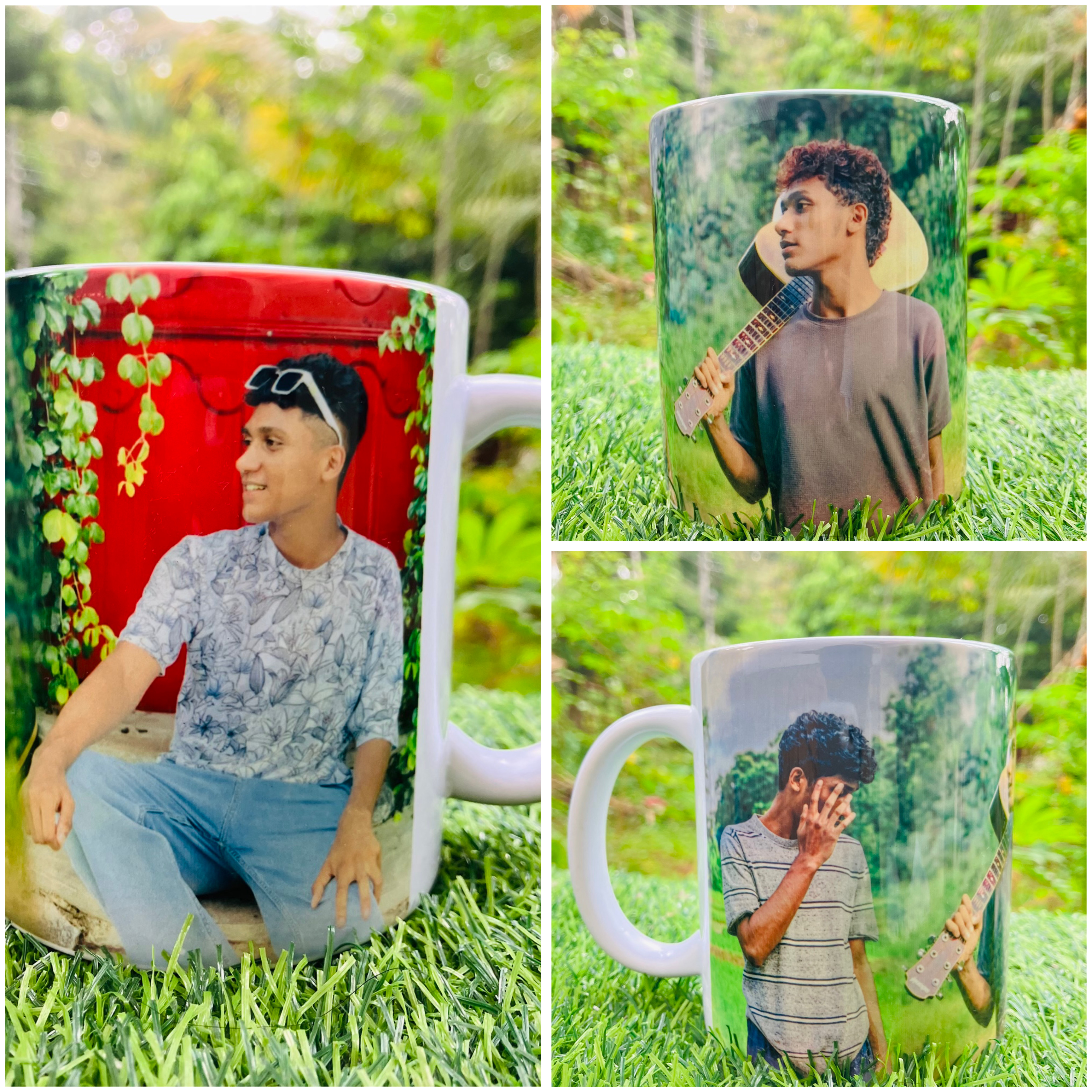 4 Photos Mug Design